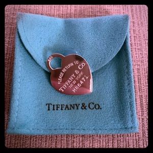 Tiffany heart tag charm